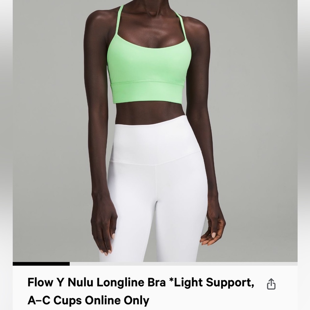 Lululemon Longline Flow Y Bra